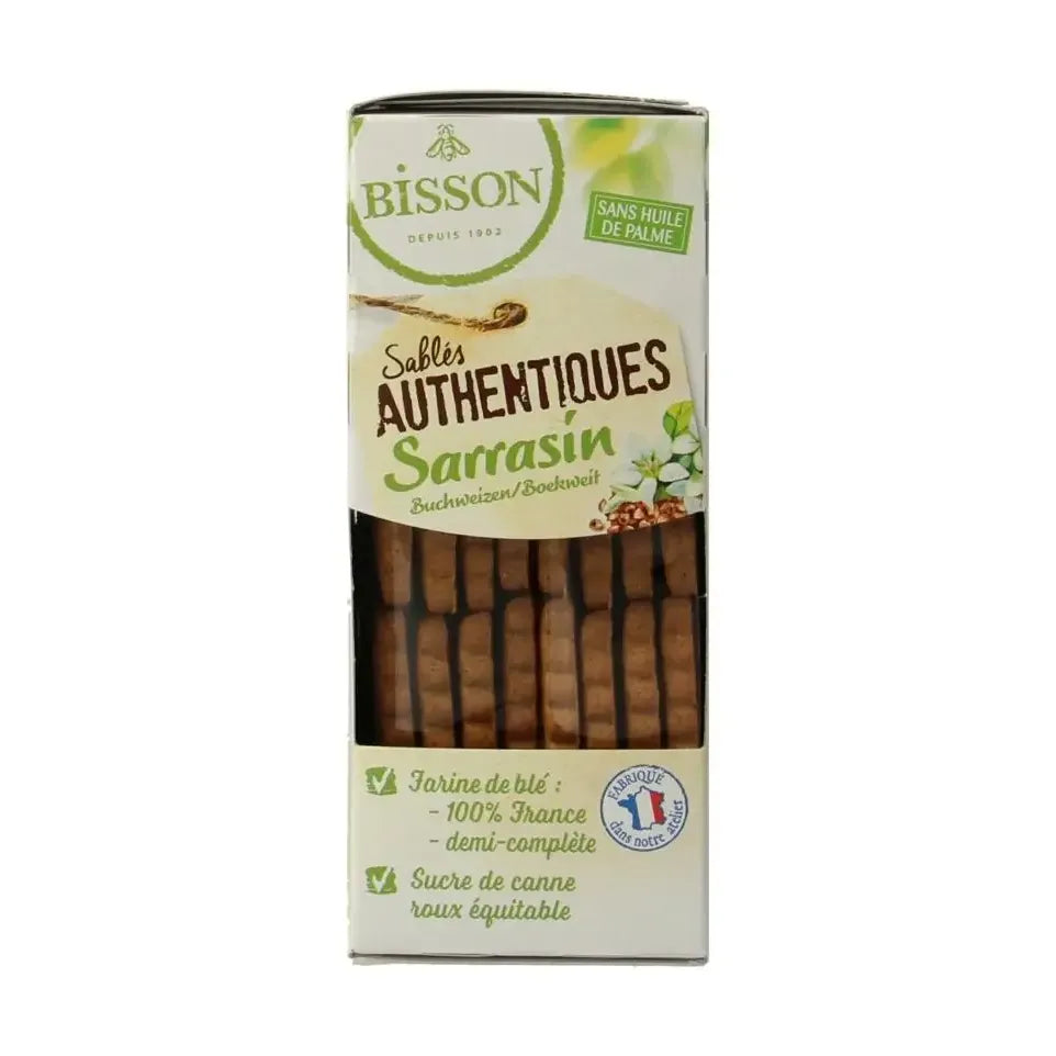 Bisson Zandkoekjes boekweit authentiek 175 gram