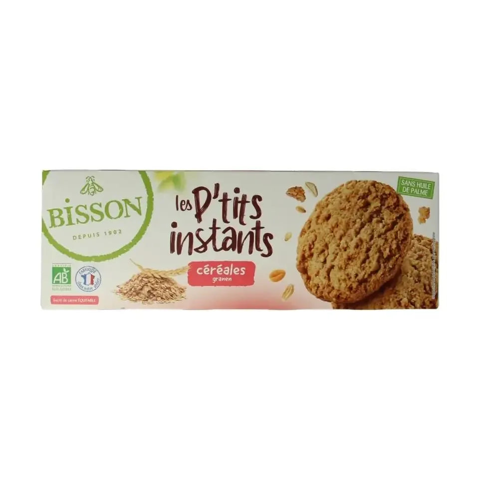 Bisson Les petits instants koekjes granen biologisch 150 gram