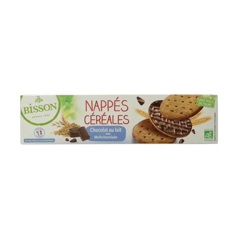 Bisson Melk chocolade frosted granenkoekjes 140 gram