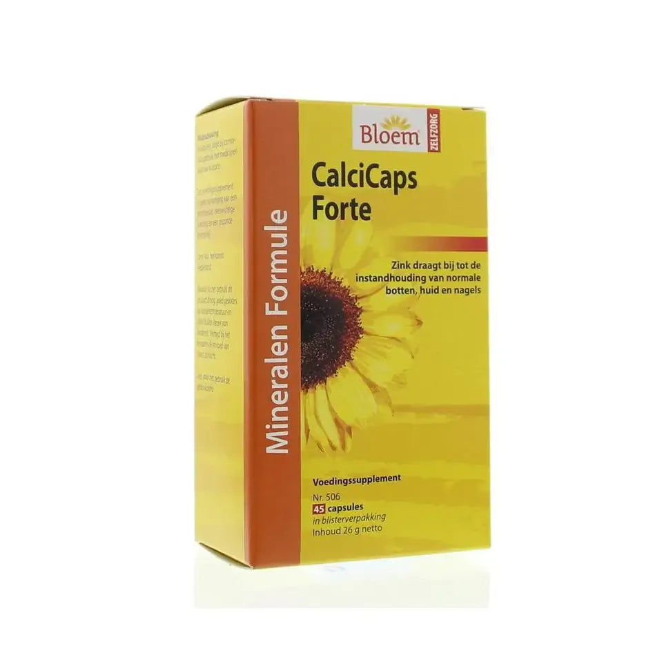 Bloem Calcicaps forte huid/bot/nagels 45 capsules