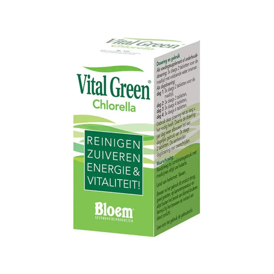 Bloem Chlorella vital green 200 tabletten