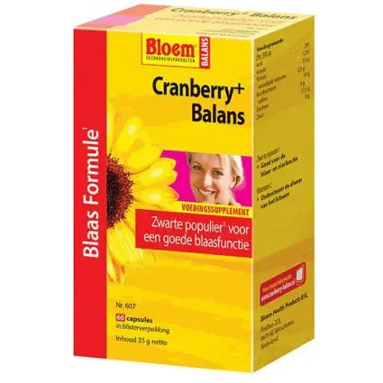 Bloem Cranberry+ balans 60 capsules