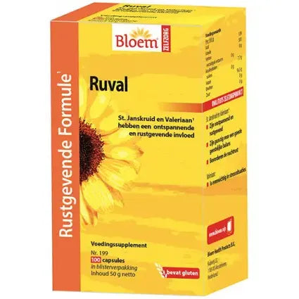 Bloem Ruval met st janskruid 100 capsules