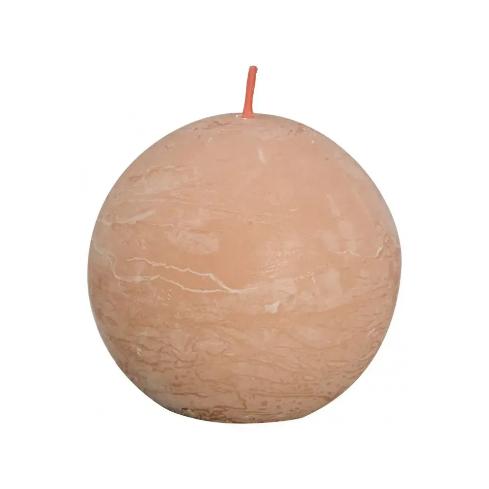 Bolsius Rustiek bolkaars shine 76 misty pink