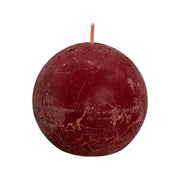 Bolsius Rustiek bolkaars shine 76 velvet red