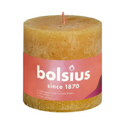 Bolsius Rustiekkaars shine 100/100 honeycomb yellow