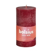 Bolsius Rustiekkaars shine 100/50 velvet red