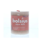 Bolsius Rustiekkaars shine 80/68 misty pink