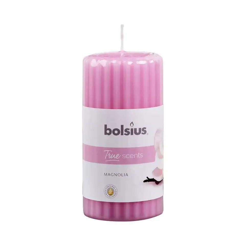 Bolsius True Scents stompkaars geur 120/58 magnolia