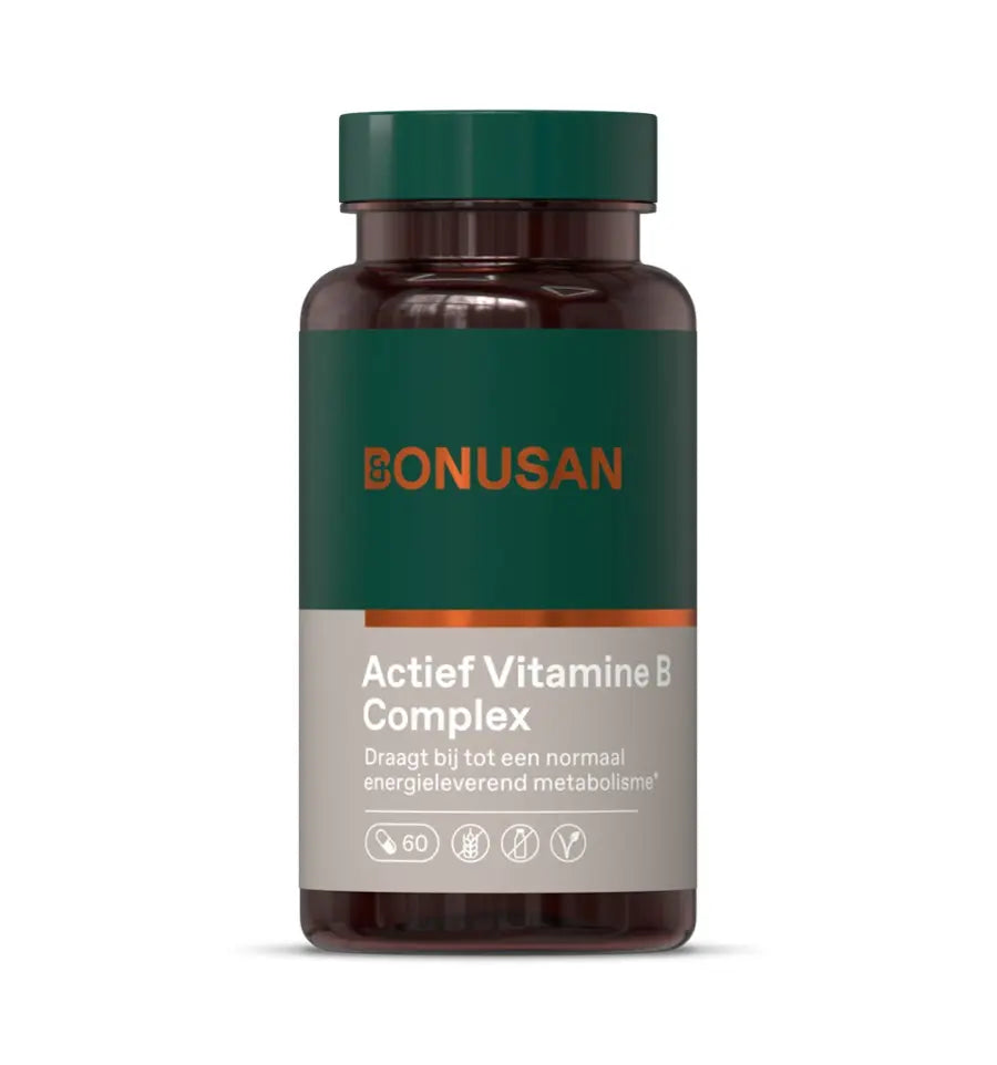 Bonusan Actief Vitamine B complex 1 x 60 capsules (afbeelding 1)