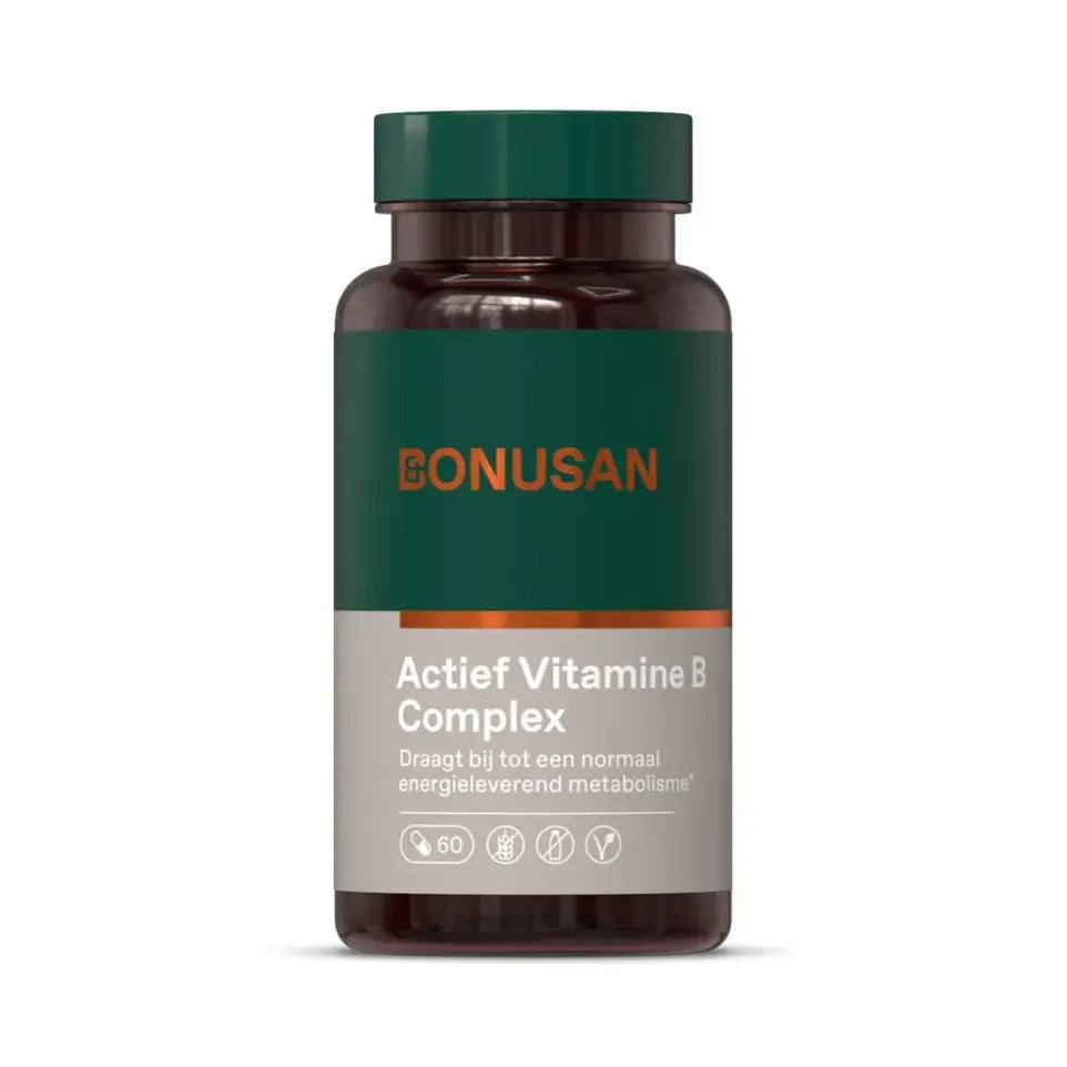 Bonusan Actief Vitamine B complex 1 x 60 capsules (afbeelding 1)