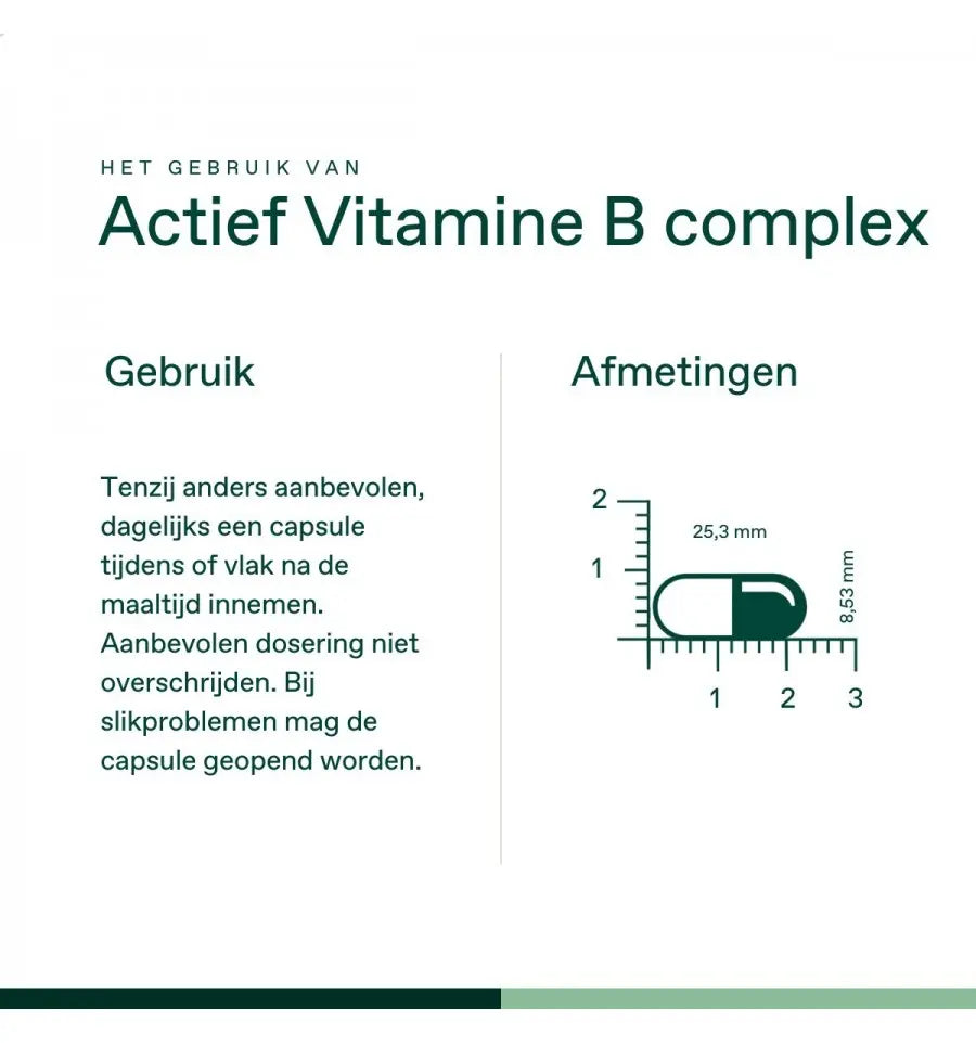 Bonusan Actief Vitamine B complex 1 x 60 capsules (afbeelding 5)