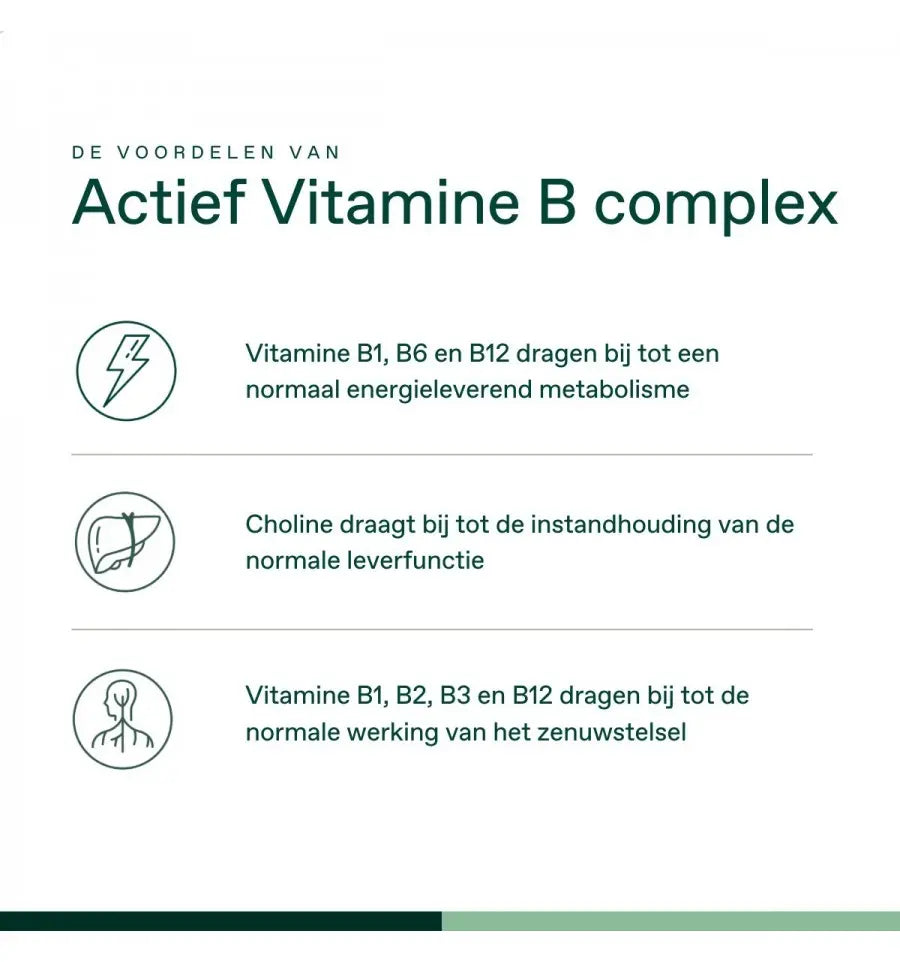 Bonusan Actief Vitamine B complex 1 x 60 capsules (afbeelding 4)