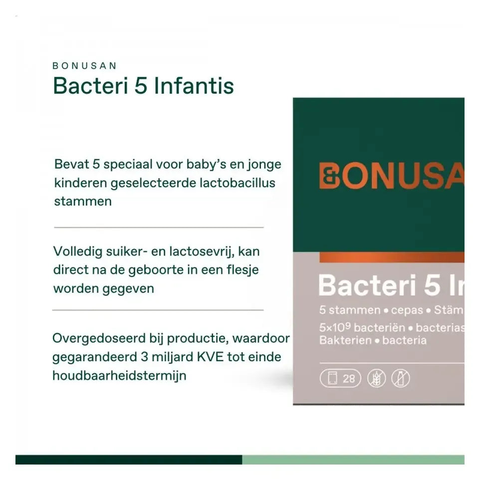 Bonusan Bacteri 5 infantis 28 sachets