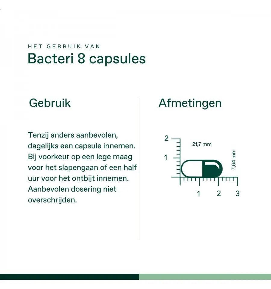 Bonusan Bacteri 8 28 capsules (afbeelding 5)