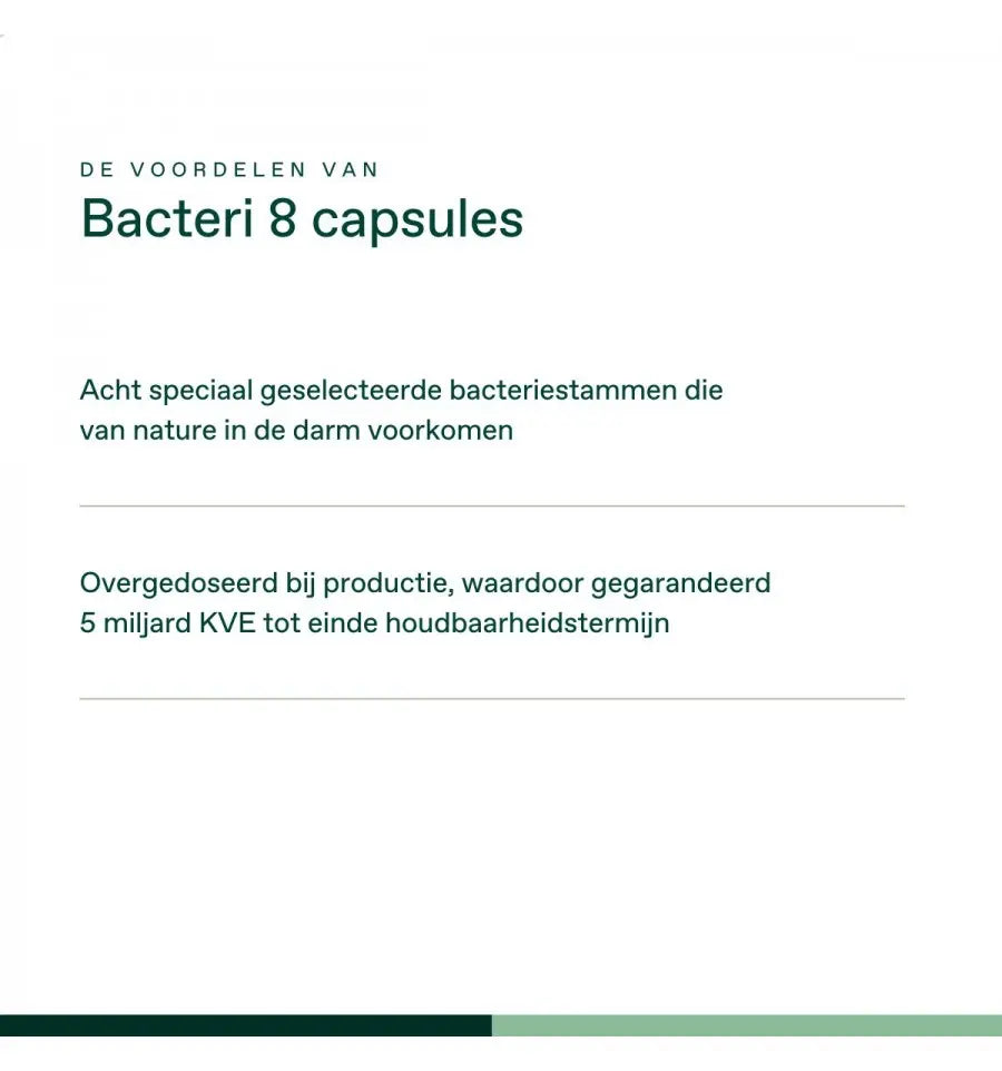 Bonusan Bacteri 8 28 capsules (afbeelding 4)