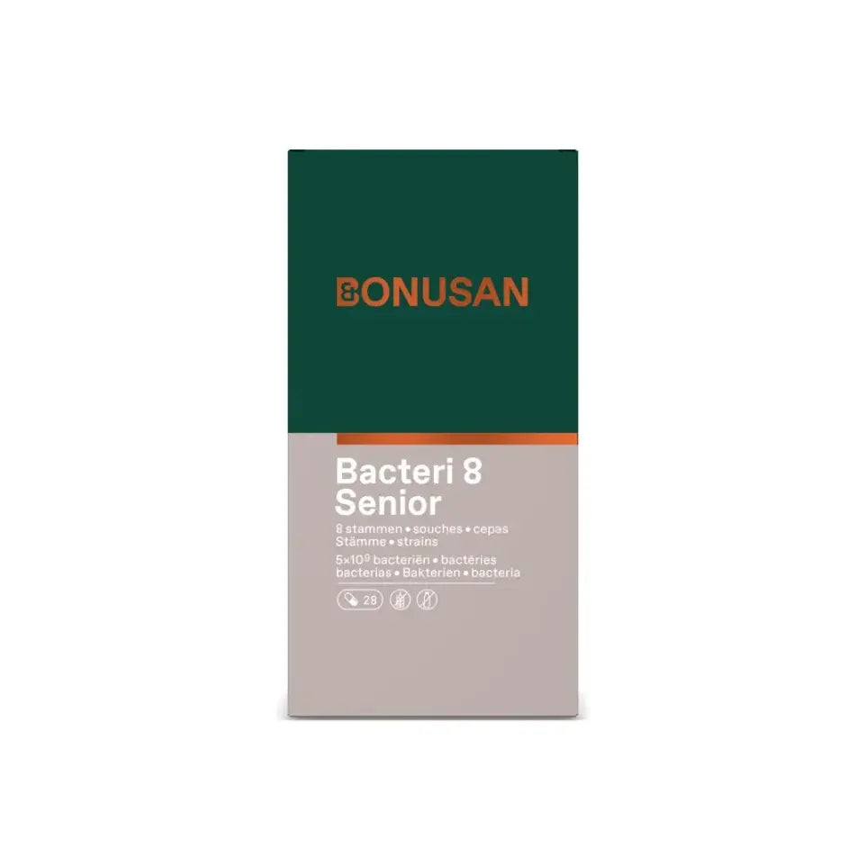 Bonusan Bacteri 8 senior 28 capsules