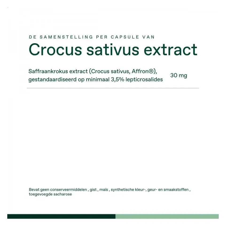 Bonusan Crocus Sativus Extract 60 vcaps