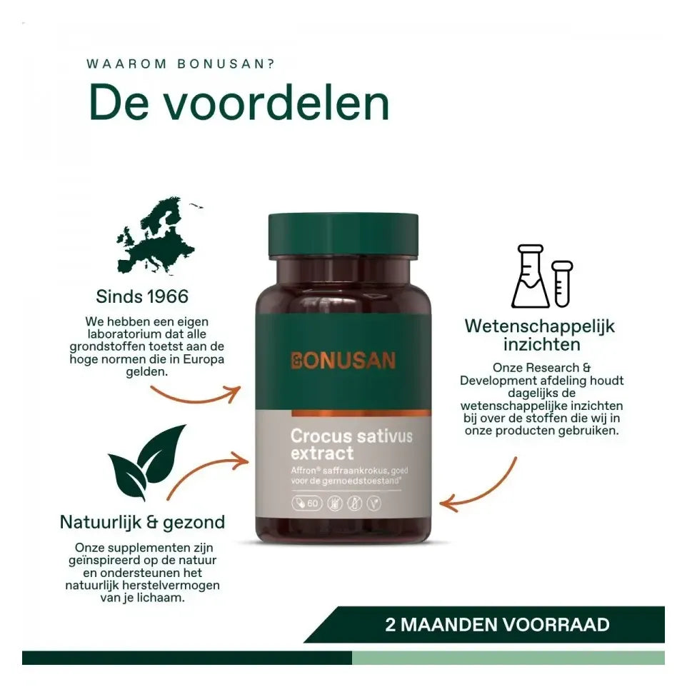 Bonusan Crocus Sativus Extract 60 vcaps