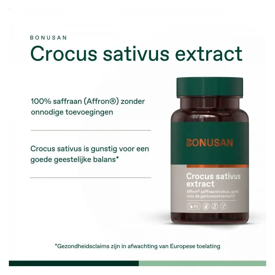 Bonusan Crocus Sativus Extract 60 vcaps