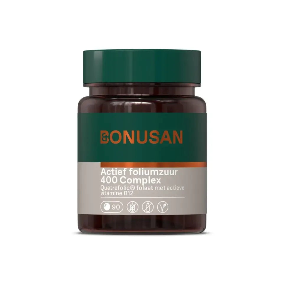 Bonusan Foliumzuur actief 400 complex 90 tabletten
