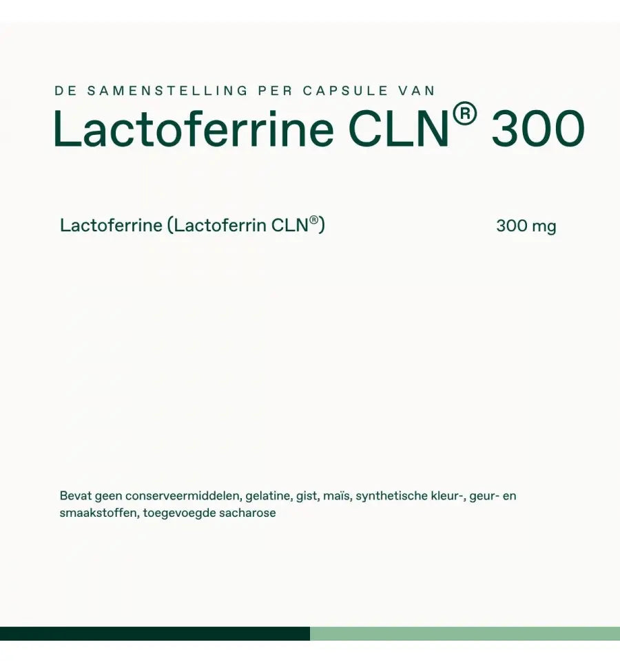Bonusan Lactoferrine CLN 300 30 capsules (afbeelding 3)