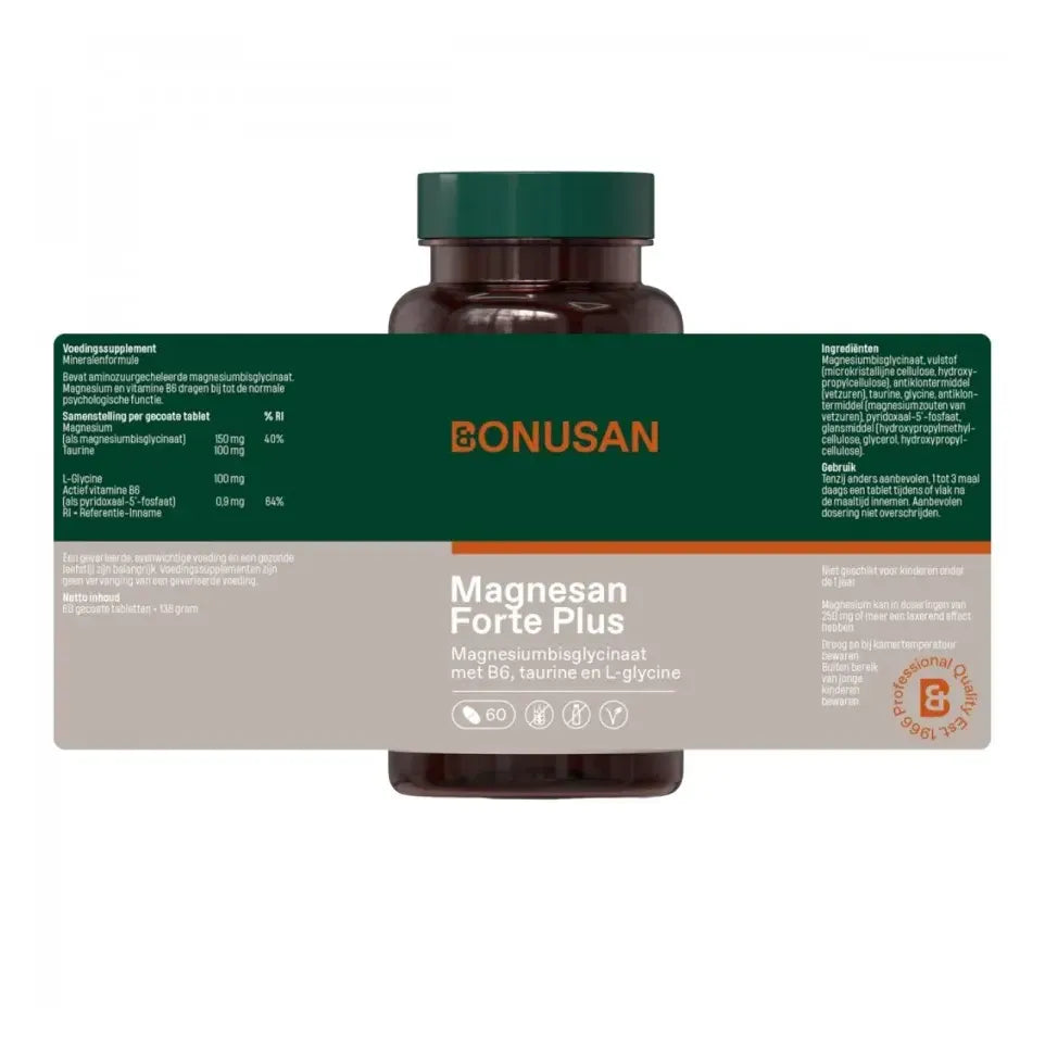 Bonusan Magnesan Forte plus 60 tabletten (afbeelding 8)