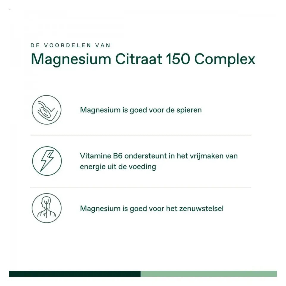 Bonusan Magnesium Citraat 150 mg Complex 120 tabletten