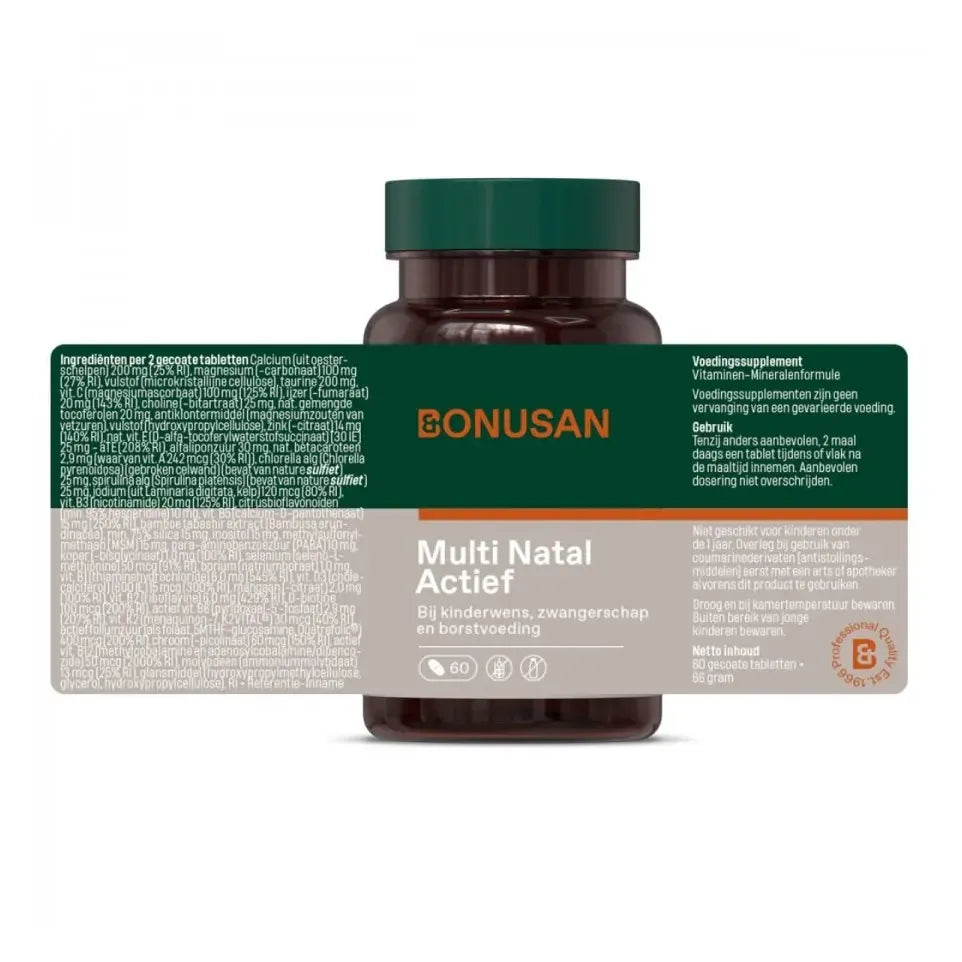 Bonusan Multi Natal Actief 60 tabletten