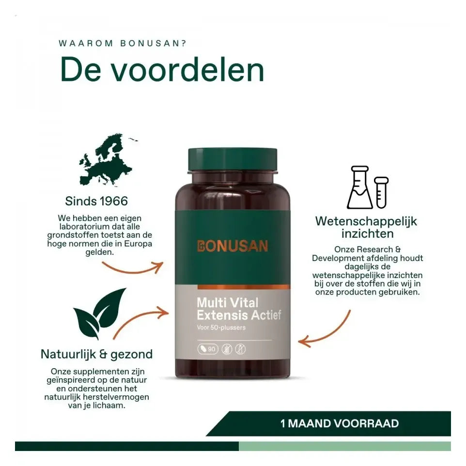 Bonusan Multi Vital Extensis Actief 90 tabletten