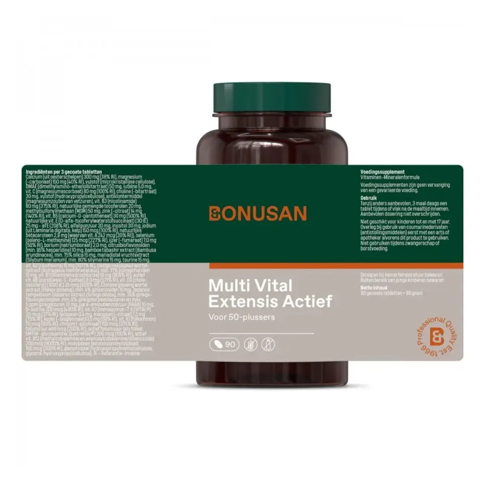 Bonusan Multi Vital Extensis Actief 90 tabletten