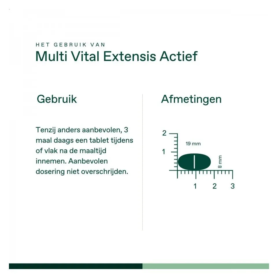 Bonusan Multi Vital Extensis Actief 90 tabletten