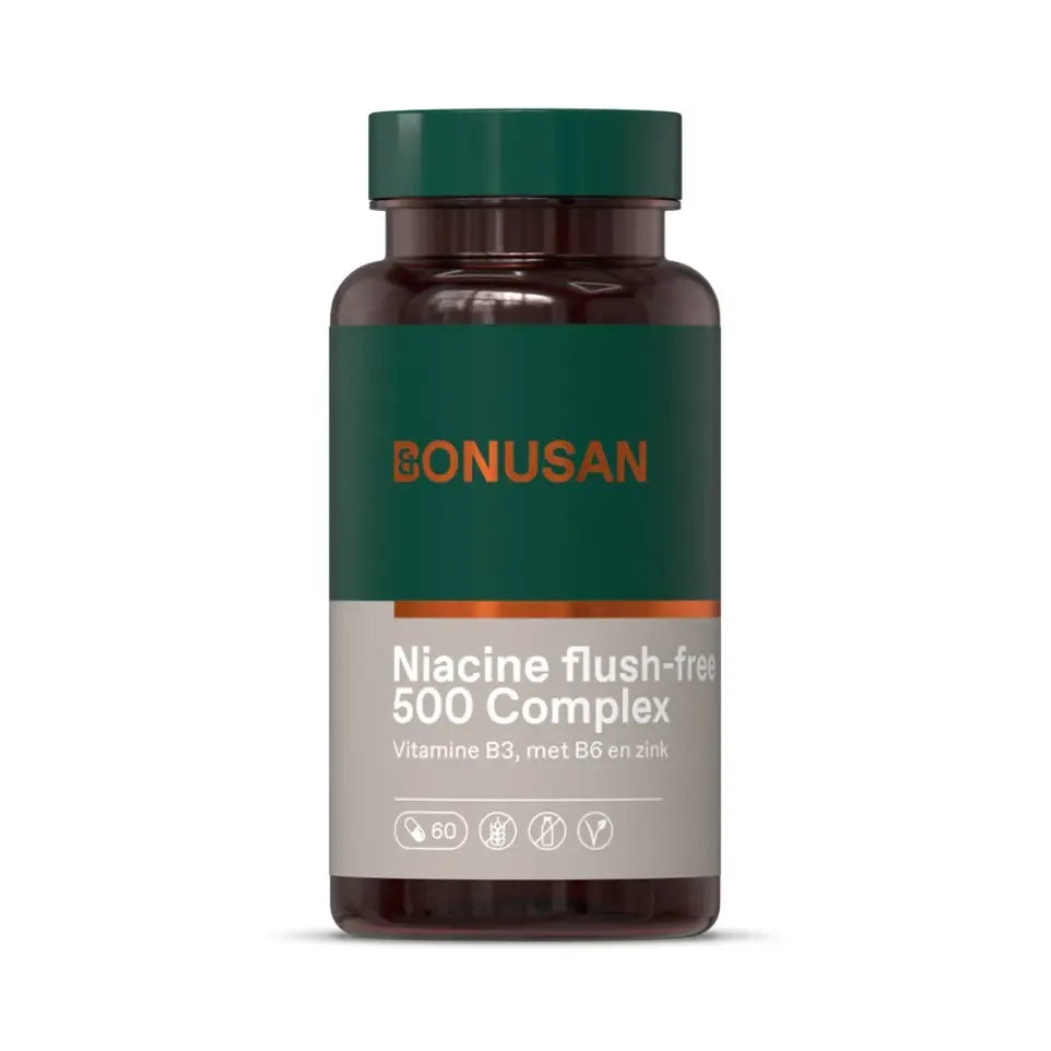 Bonusan Niacine Flush-Free 500 Complex 60 vcaps