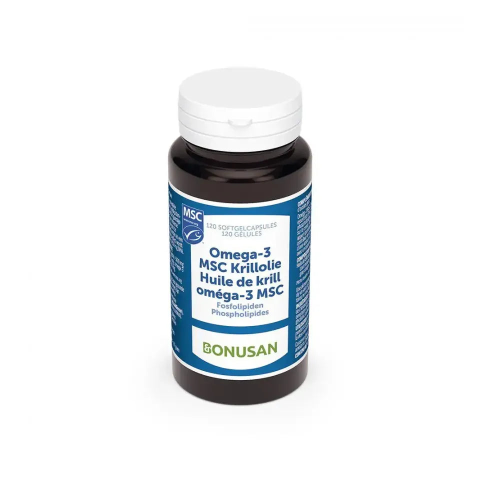 Bonusan Omega 3 MSC krillolie 120 softgels