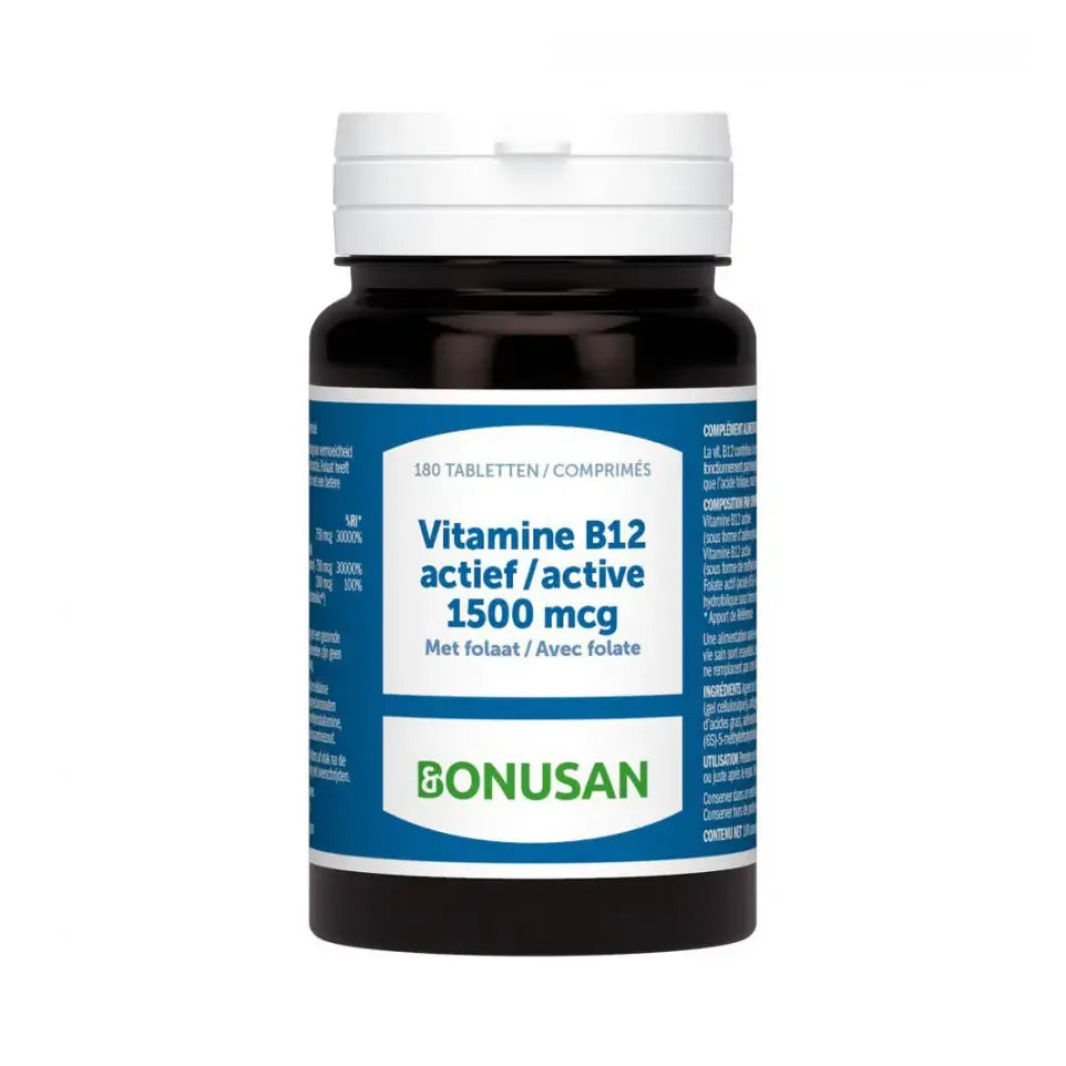 Bonusan Vitamine B12 actief 1500 mcg 180 tabletten