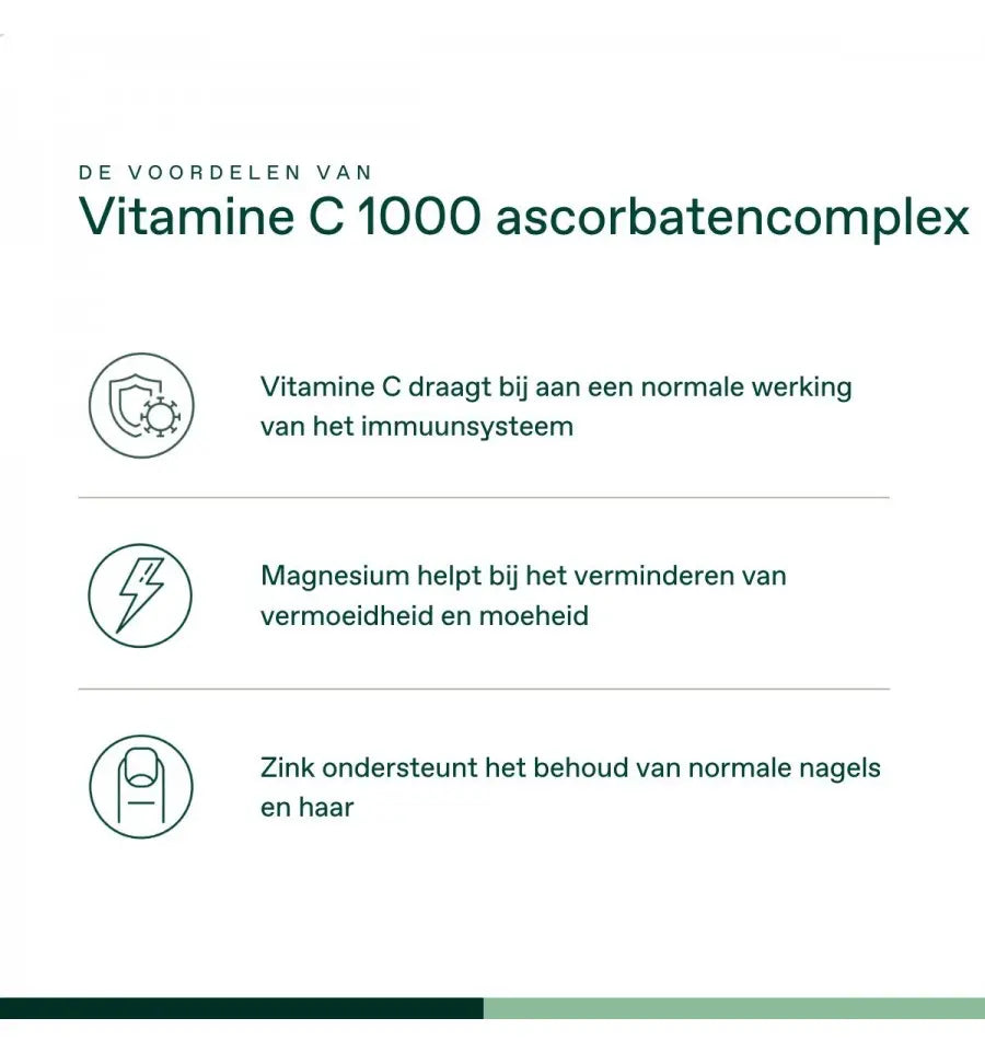 Bonusan Vitamine C-1000 ascorbaten 1 x 90 tabletten (afbeelding 4)