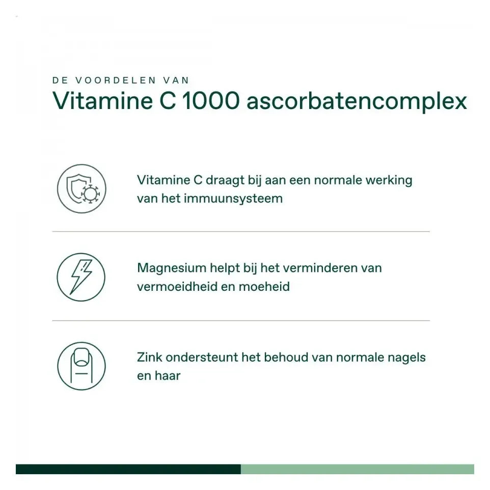 Bonusan Vitamine C-1000 ascorbaten 1 x 90 tabletten (afbeelding 4)