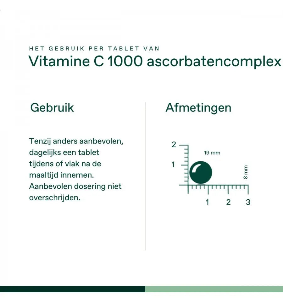 Bonusan Vitamine C-1000 ascorbaten 1 x 90 tabletten (afbeelding 5)