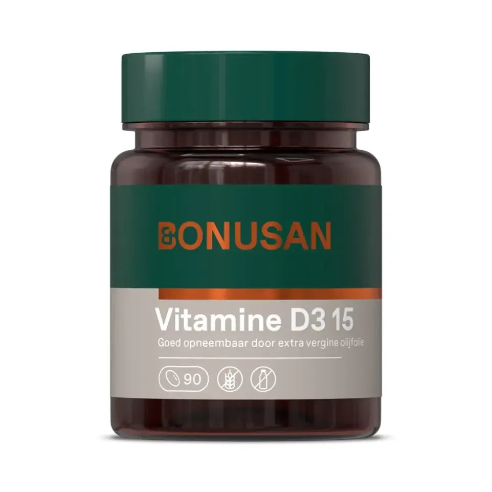 Bonusan Vitamine D3 15 90 softgels