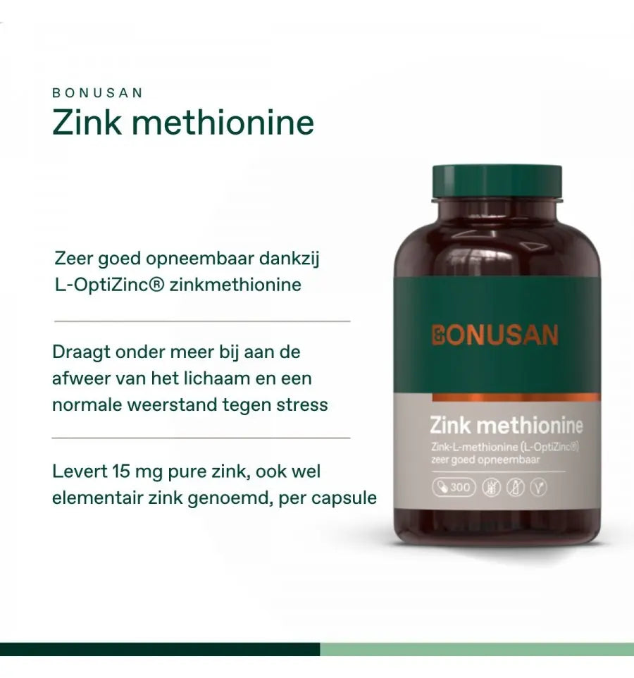 Bonusan Zink methionine 90 vcaps (afbeelding 2)