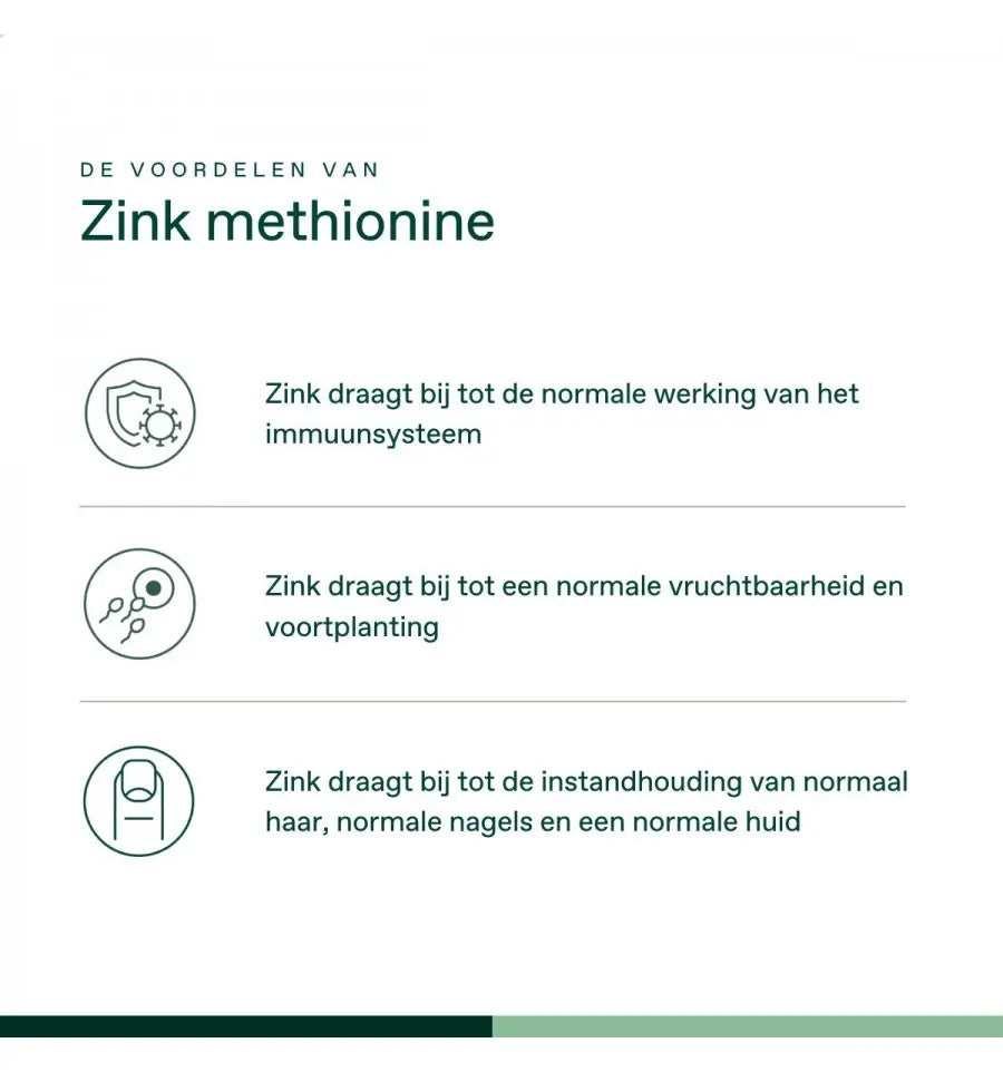 Bonusan Zink methionine 90 vcaps (afbeelding 4)