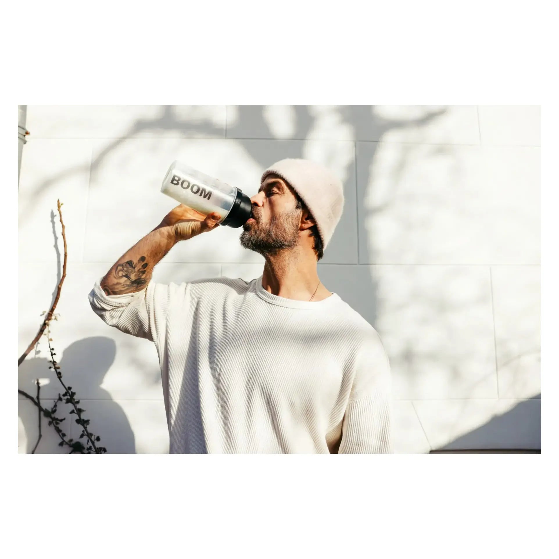 Boom Proteine Vanille 450 gram (afbeelding 4)