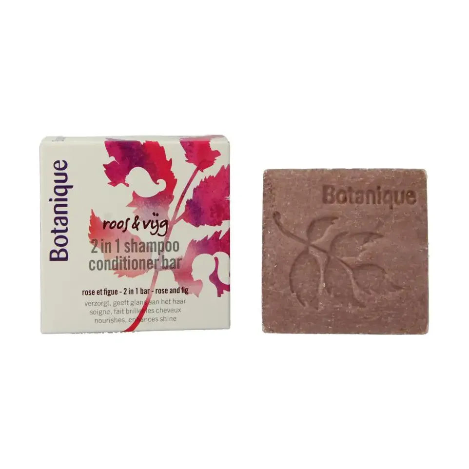 Botanique Shampoo & conditioner bar Roos & vijg 100 gram