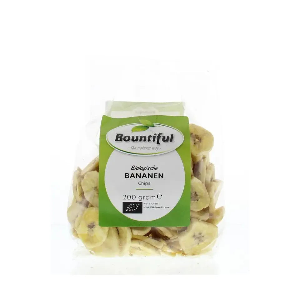 Bountiful Bananen chips 200 gram