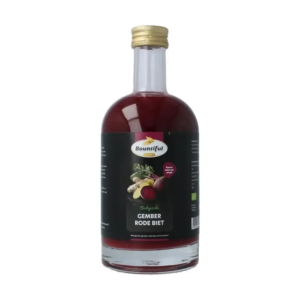 Bountiful Gember sap rode biet biologisch 500 ml