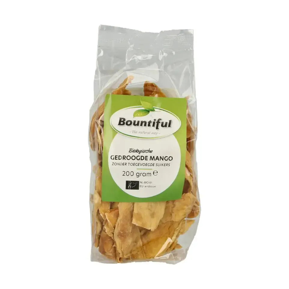 Bountiful Mango gedroogd zonder suiker biologisch 200 gram