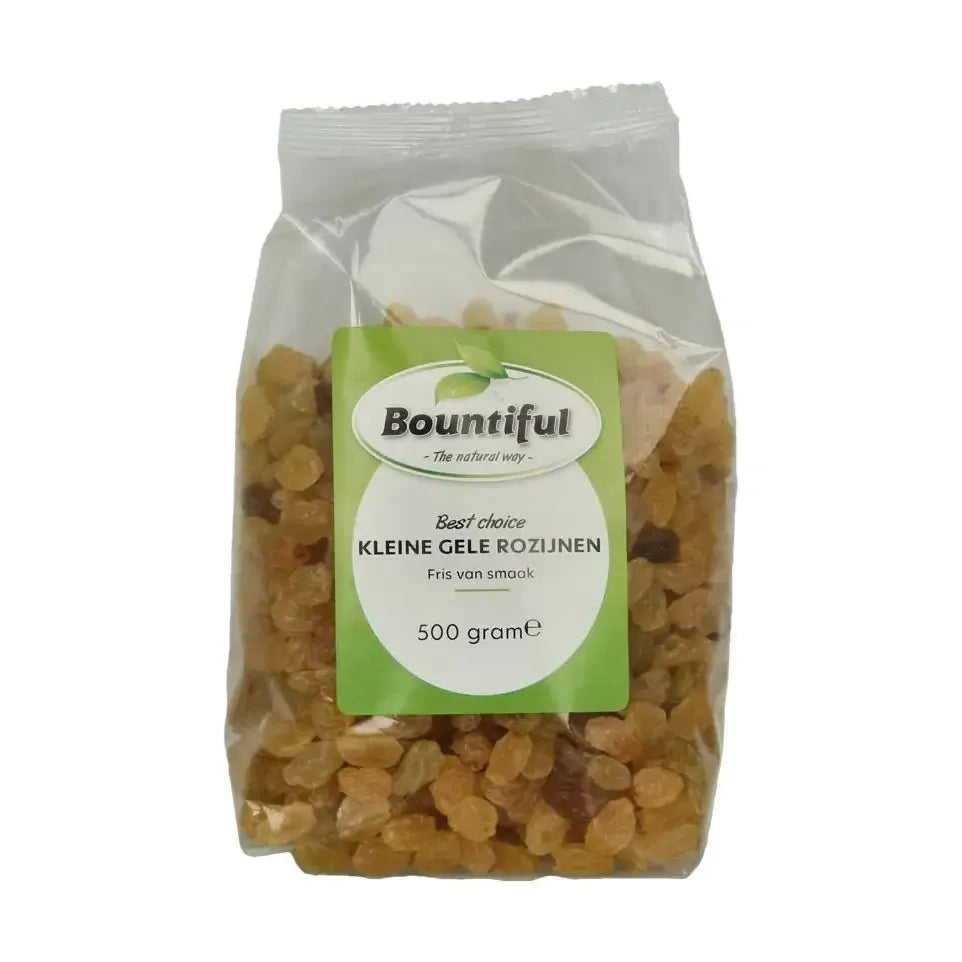 Bountiful Rozijnen geel klein 500 gram