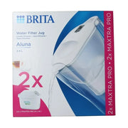 Brita Waterfilterbundel aluna cool white+2 maxtra filter