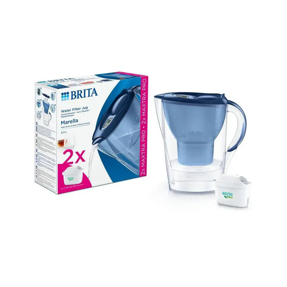 Brita Waterfilterkan Marella cool blue+2 maxtra filters