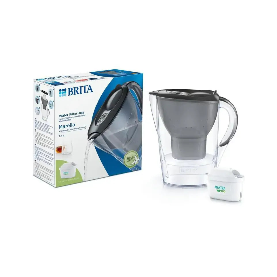 Brita Waterfilterkan Marella cool graphite+1 maxtra filt